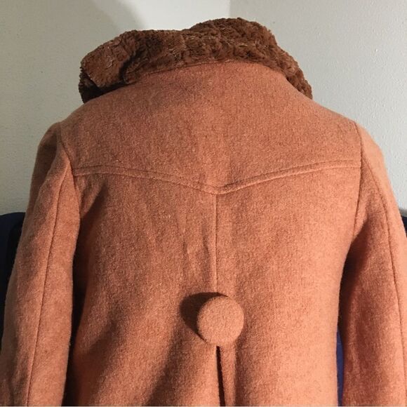 Cunkouyiyi Soft Orange Brick Coat Size M - Picture 14 of 16